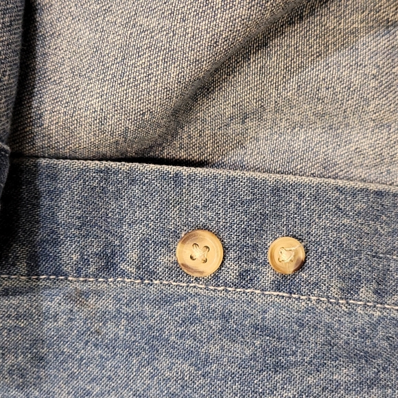 Warner Brothers Looney Tunes Denim Shirt,  XS, VTG, EUC, 1995 - Picture 8 of 8